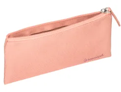 Fourre-tout liderpapel plat 1 compartiment 20x10cm coloris rose peche