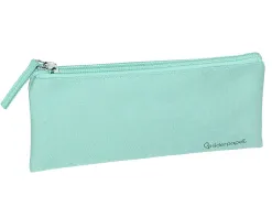 Fourre-tout liderpapel plat 1 compartiment 20x10cm coloris vert amande