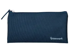 Fourre-tout liderpapel plat 1 compartiment 20x10cm coloris bleu marine