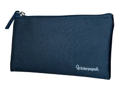 Fourre-tout liderpapel plat 1 compartiment 20x10cm coloris bleu marine