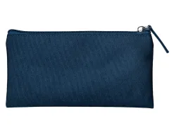Fourre-tout liderpapel plat 1 compartiment 20x10cm coloris bleu marine