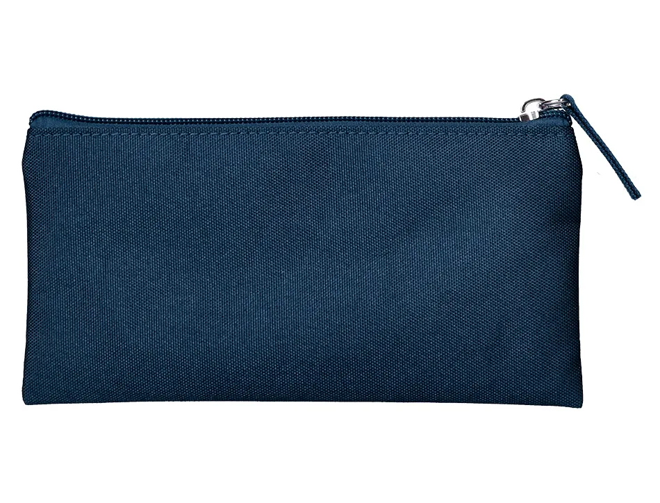 Fourre-tout liderpapel plat 1 compartiment 20x10cm coloris bleu marine