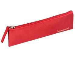 Fourre-tout liderpapel plat mince 1 compartiment 20x6cm coloris rouge