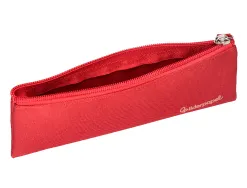Fourre-tout liderpapel plat mince 1 compartiment 20x6cm coloris rouge