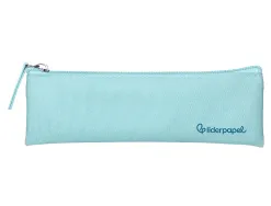 Fourre-tout liderpapel plat mince 1 compartiment 20x6cm coloris bleu celeste