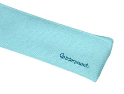 Fourre-tout liderpapel plat mince 1 compartiment 20x6cm coloris bleu celeste