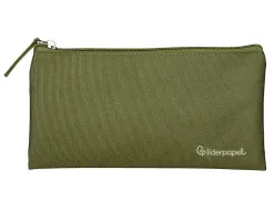 Fourre-tout liderpapel plat 1 compartiment 20x10cm coloris vert militaire