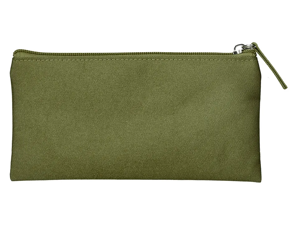 Fourre-tout liderpapel plat 1 compartiment 20x10cm coloris vert militaire