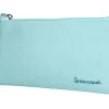 Fourre-tout liderpapel plat 1 compartiment 20x10cm coloris bleu celeste