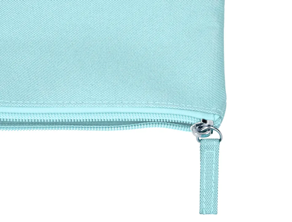 Fourre-tout liderpapel plat 1 compartiment 20x10cm coloris bleu celeste