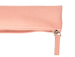 Fourre-tout liderpapel plat mince 1 compartiment 20x6cm coloris rose peche