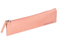 Fourre-tout liderpapel plat mince 1 compartiment 20x6cm coloris rose peche