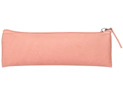 Fourre-tout liderpapel plat mince 1 compartiment 20x6cm coloris rose peche