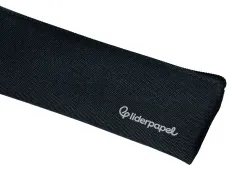 Fourre-tout liderpapel plat mince 1 compartiment 20x6cm coloris noir
