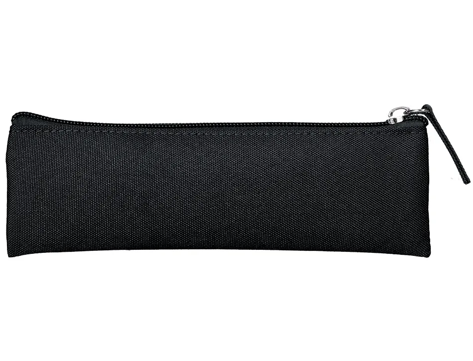 Fourre-tout liderpapel plat mince 1 compartiment 20x6cm coloris noir
