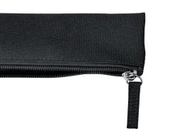 Fourre-tout liderpapel plat mince 1 compartiment 20x6cm coloris noir