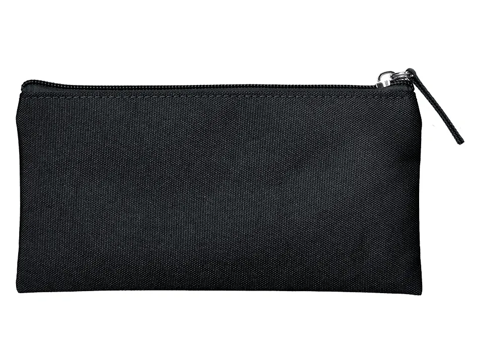 Fourre-tout liderpapel plat 1 compartiment 20x10cm coloris noir