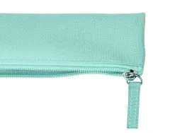 Fourre-tout liderpapel plat mince 1 compartiment 20x6cm coloris vert amande