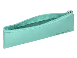 Fourre-tout liderpapel plat mince 1 compartiment 20x6cm coloris vert amande