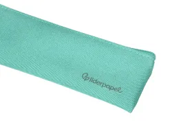 Fourre-tout liderpapel plat mince 1 compartiment 20x6cm coloris vert amande