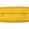 Fourre-tout liderpapel rectangulaire coins arrondis 1 compartiment avec poche avant 21x9cm coloris jaune