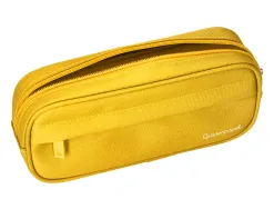 Fourre-tout liderpapel rectangulaire coins arrondis 1 compartiment avec poche avant 21x9cm coloris jaune