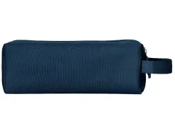 Fourre-tout liderpapel rectangulaire 2 compartiments anse de prehension 21x8cm coloris bleu marine