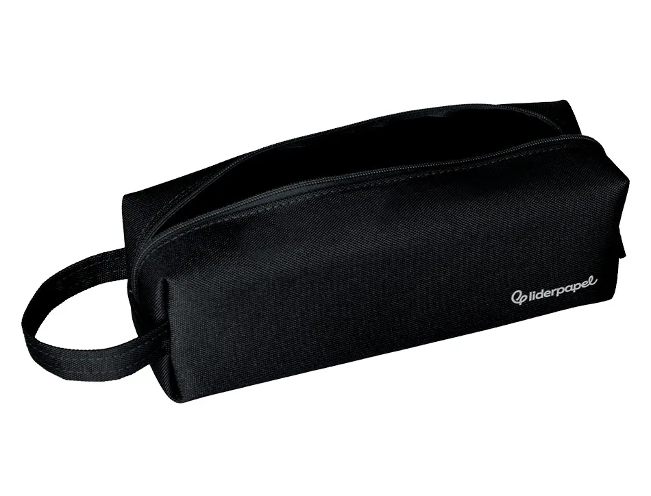 Fourre-tout liderpapel rectangulaire 1 compartiment 21x7cm coloris noir