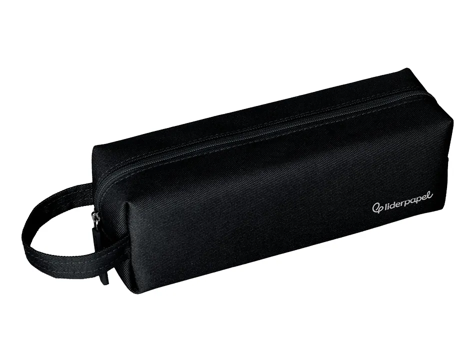 Fourre-tout liderpapel rectangulaire 1 compartiment 21x7cm coloris noir