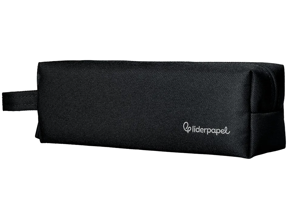 Fourre-tout liderpapel rectangulaire 1 compartiment 21x7cm coloris noir