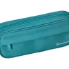 Fourre-tout liderpapel rectangulaire coins arrondis 1 compartiment avec poche avant 21x9cm coloris bleu