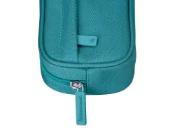 Fourre-tout liderpapel rectangulaire coins arrondis 1 compartiment avec poche avant 21x9cm coloris bleu