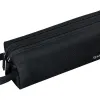 Fourre-tout liderpapel rectangulaire 2 compartiments anse de prehension 21x8cm coloris noir