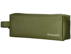 Fourre-tout liderpapel rectangulaire 2 compartiments anse de prehension 21x8cm coloris vert militaire