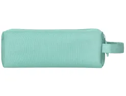 Fourre-tout liderpapel rectangulaire 2 compartiments anse de prehension 21x8cm coloris vert amande