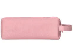 Fourre-tout liderpapel rectangulaire 2 compartiments anse de prehension 21x8cm coloris rose