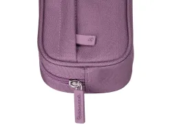 Fourre-tout liderpapel rectangulaire coins arrondis 1 compartiment avec poche avant 21x9cm coloris mauve