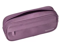 Fourre-tout liderpapel rectangulaire coins arrondis 1 compartiment avec poche avant 21x9cm coloris mauve