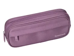 Fourre-tout liderpapel rectangulaire coins arrondis 1 compartiment avec poche avant 21x9cm coloris mauve
