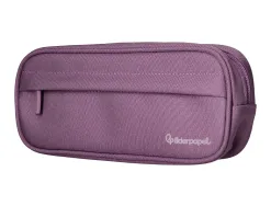 Fourre-tout liderpapel rectangulaire coins arrondis 1 compartiment avec poche avant 21x9cm coloris mauve