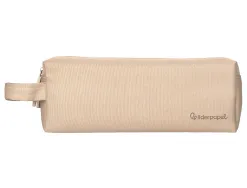 Fourre-tout liderpapel rectangulaire 2 compartiments anse de prehension 21x8cm coloris beige