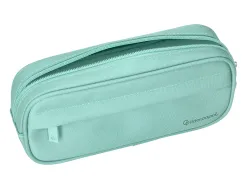 Fourre-tout liderpapel rectangulaire coins arrondis 1 compartiment avec poche avant 21x9cm coloris vert