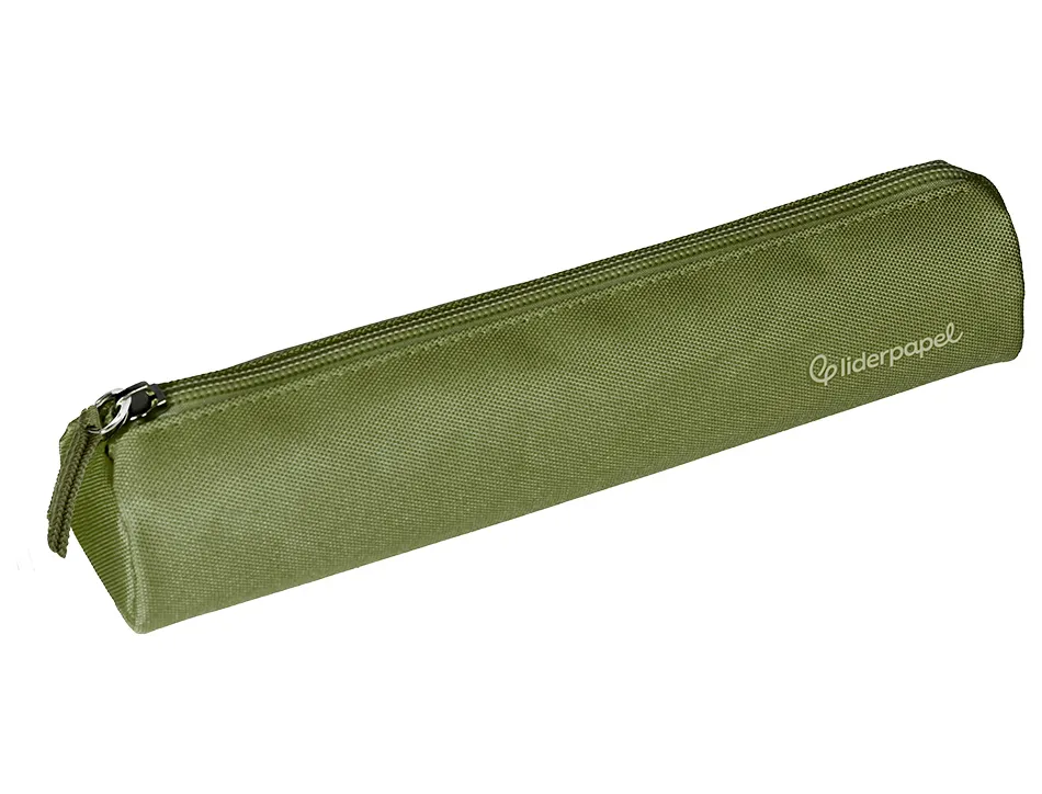 Fourre-tout liderpapel rond mince 22x4,5cm coloris vert militaire