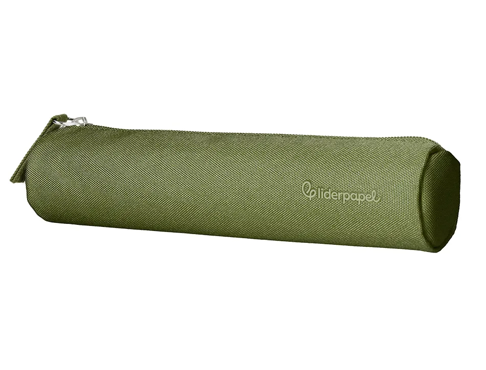 Fourre-tout liderpapel rond mince 22x4,5cm coloris vert militaire