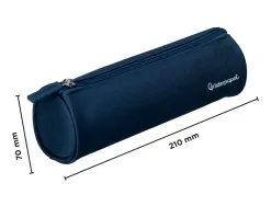 Fourre-tout liderpapel rond 21x7cm coloris bleu marine