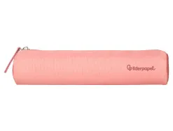 Fourre-tout liderpapel rond mince 22x4,5cm coloris rose peche