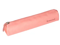 Fourre-tout liderpapel rond mince 22x4,5cm coloris rose peche