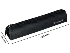 Fourre-tout liderpapel rond mince 22x4,5cm coloris noir