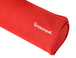 Fourre-tout liderpapel rond 21x7cm coloris rouge