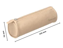 Fourre-tout liderpapel rond 21x7cm coloris beige